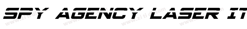 Spy Agency Laser It字体转换